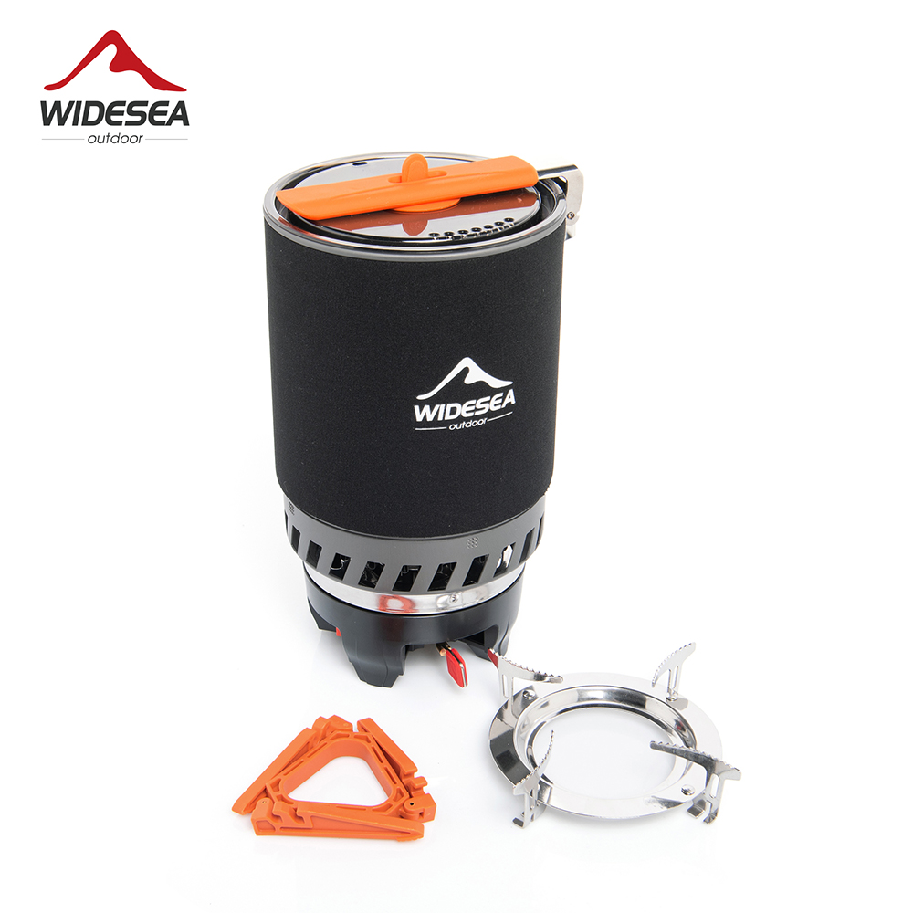 Outdoor Power Burner - Widesea نظام الطبخ التخييم مع مبادل