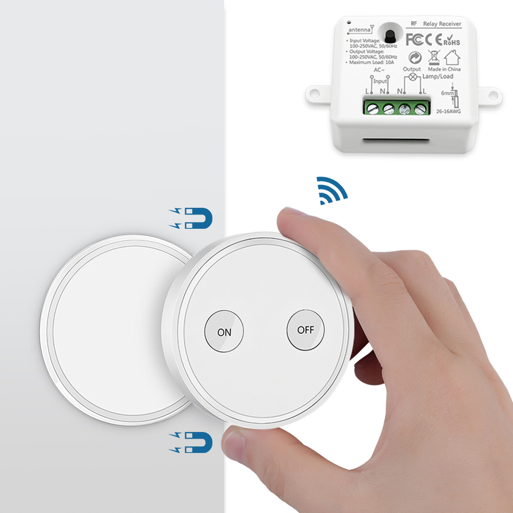 Outdoor Power Outlet With Remote Control - التحكم عن بعد لاسلكية مفتاح الإضاءة