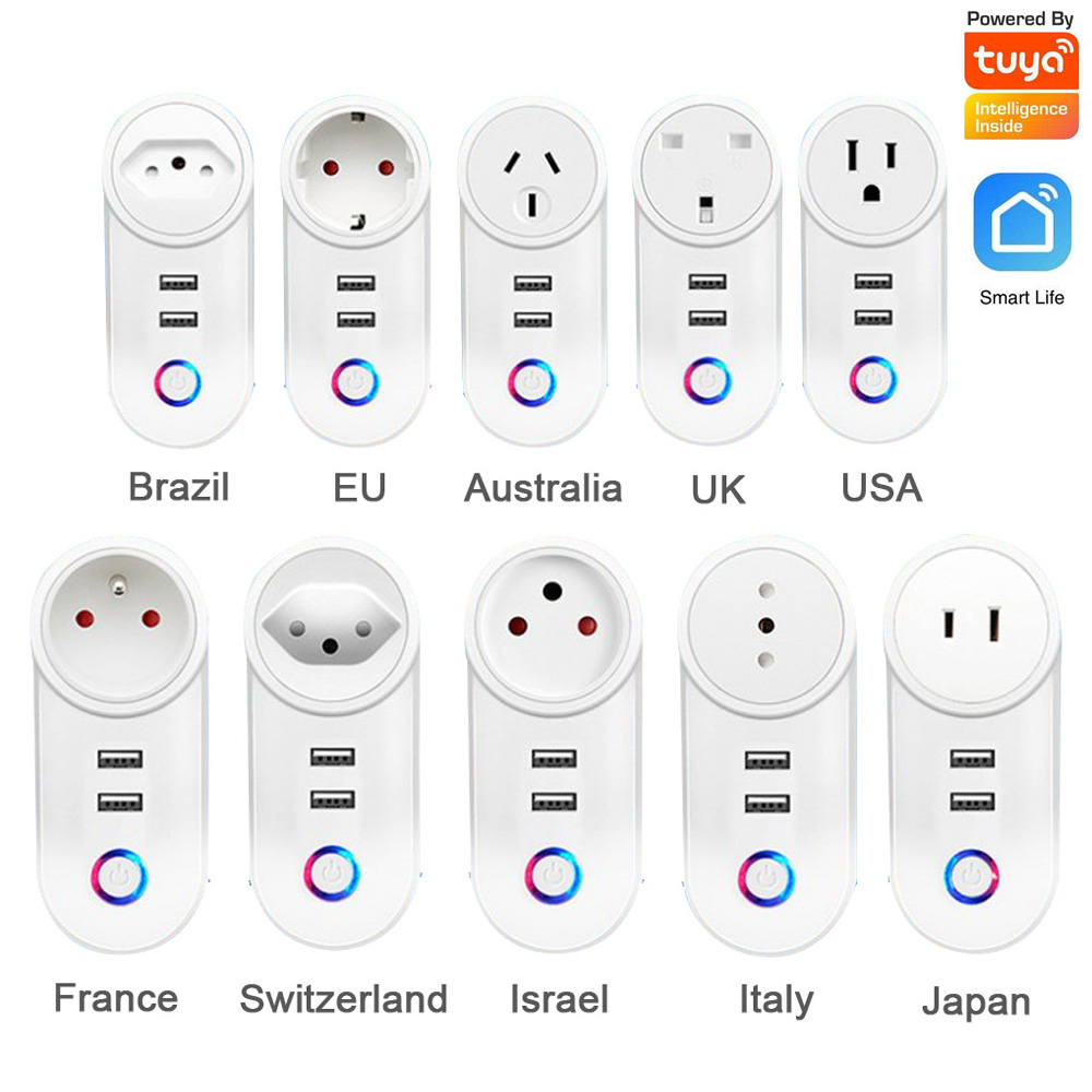 Tuya ذكي واي فاي قابس الطاقة ، - مراجعة Outdoor Power Outlet Wifi وسعره