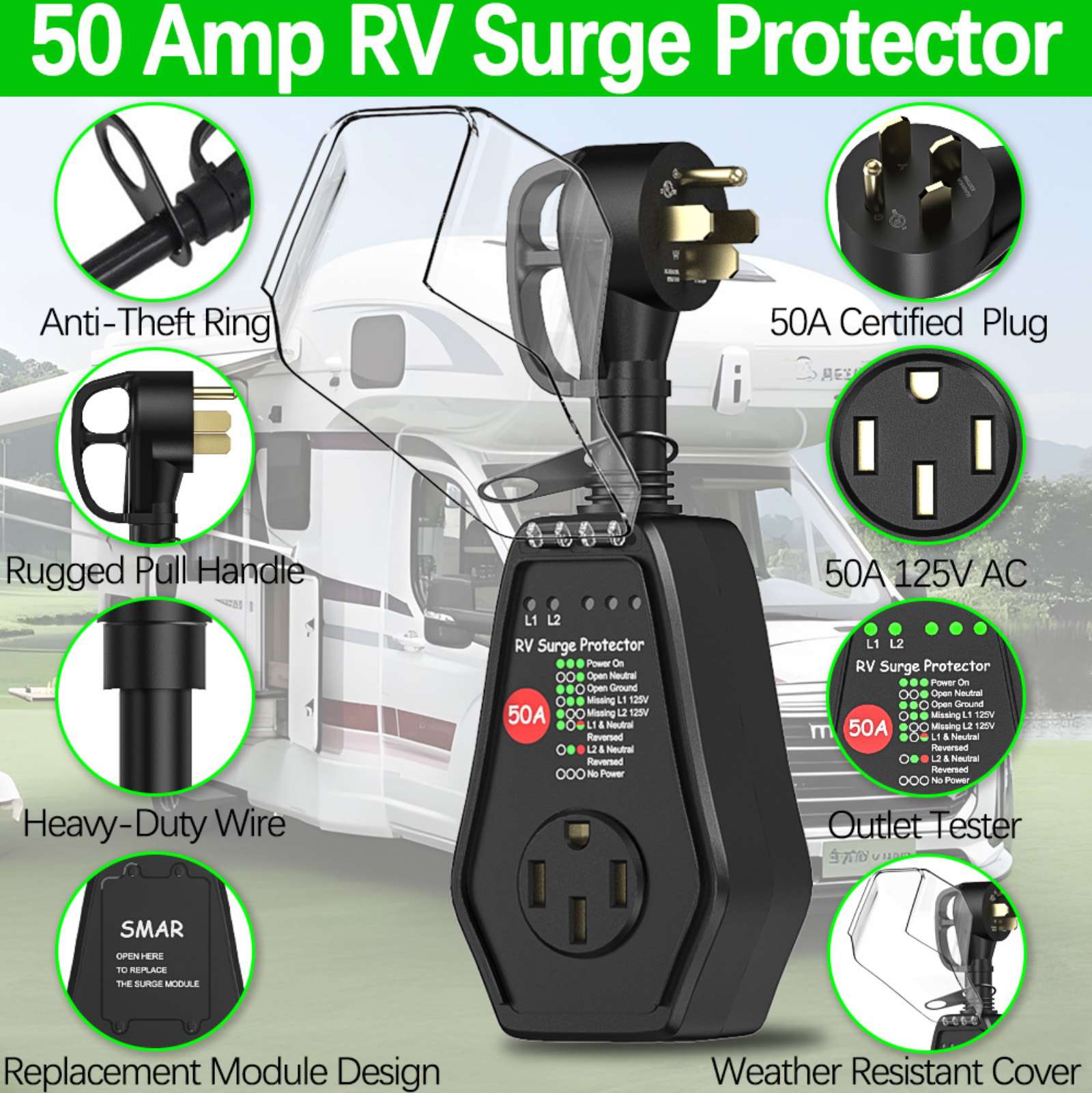 واقي من التيار المفاجئ للمركبا - مراجعة Power Outdoor وسعره