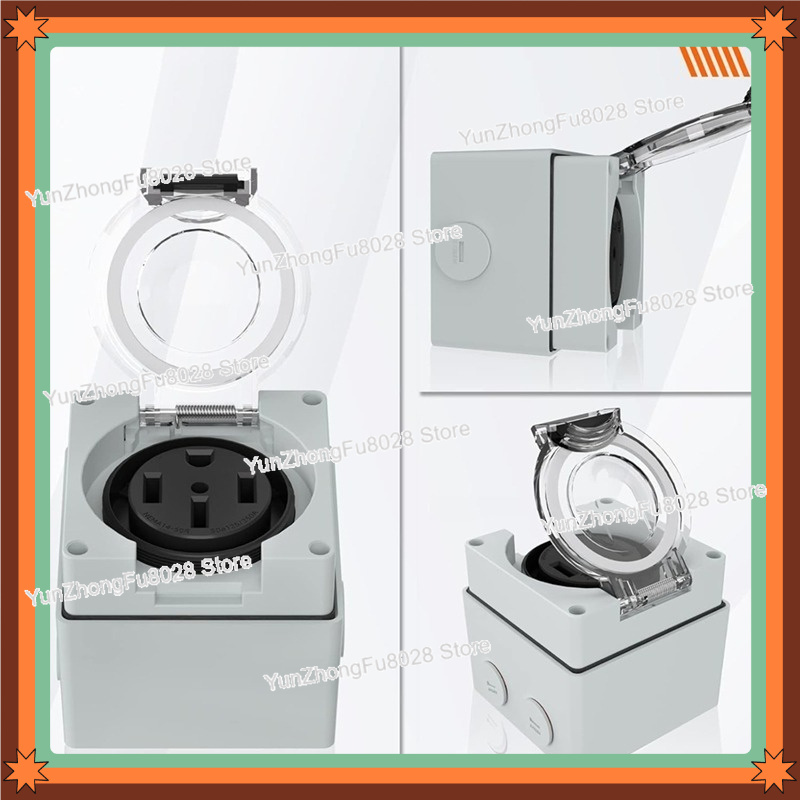 صندوق مأخذ طاقة 50 أمبير 14-50 - مراجعة Outdoor Power Receptacle Box وسعره