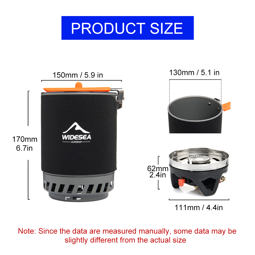 Widesea نظام الطبخ التخييم مع  - مراجعة Outdoor Power Burner وسعره