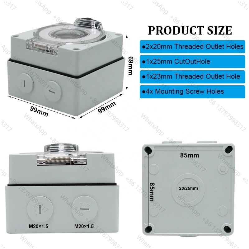 صندوق مدخل طاقة للمولدات والمر - مراجعة Outdoor Power Receptacle Box وسعره