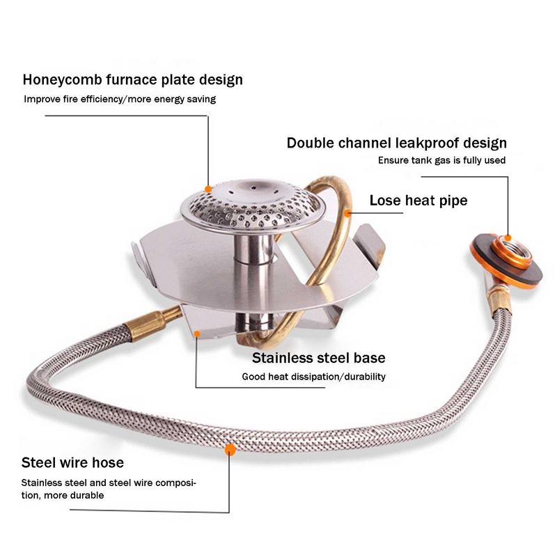 المحمولة الفولاذ المقاوم للصدأ - مراجعة Outdoor Power Burner وسعره