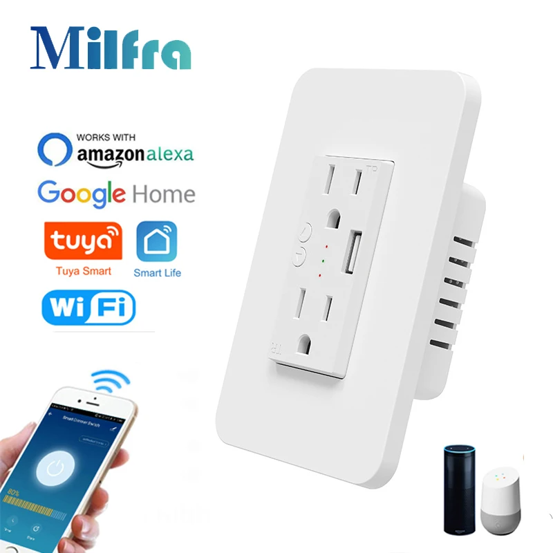 مقبس ذكي بجدار مزدوج واي فاي م - مراجعة Outdoor Power Outlet Wifi وسعره
